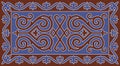 Chechen traditional ornament. Vector Illustration Royalty Free Stock Photo