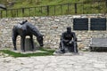 Chechnya, Russia. Zelimkhan Harachoevskiy monument