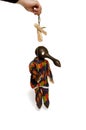 Check in Africa handmade puppet