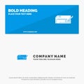 Check, Bank, Bank Check, Business, Finance, Money SOlid Icon Website Banner and Business Logo Template