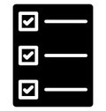 Check box Isolated Vector Icon which can easily modify or edit Royalty Free Stock Photo