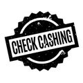 Check Cashing rubber stamp Royalty Free Stock Photo