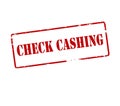 Check cashing Royalty Free Stock Photo