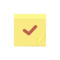 Check comment mark message note task icon Royalty Free Stock Photo