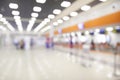 Check-in counters in airport Royalty Free Stock Photo