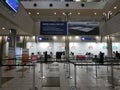 Check-in counters at Lanseria International Airport