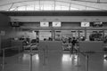 Check-in counters at Phu Quoc airport in Kien Giang, Vietnam