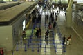 Check In Counters in Terminal Two of Pudong International Airport Shanghai