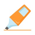 Check this creatively designed icon of highlighter, stationery item vector Royalty Free Stock Photo
