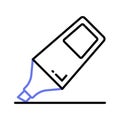 Check this creatively designed icon of highlighter, stationery item vector Royalty Free Stock Photo