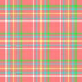 Check diamond tartan plaid fabric seamless texture background - pink, blue, yelllow, green and color