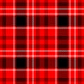 Check diamond tartan plaid seamless pattern texture background - red, black and white color