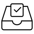 Check, email Isolated Vector icon which can easily modify or edit