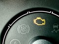 Check engine light Royalty Free Stock Photo