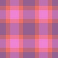 Check fabric plaid. Background textile seamless. Texture vector tartan pattern Royalty Free Stock Photo