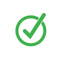 Check icon vector. check mark icon. check list button icon Royalty Free Stock Photo