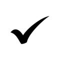 Check icon vector. check mark icon. check list button icon Royalty Free Stock Photo