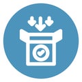 Check, install  Icon vector icon which can be easily modified or edited Royalty Free Stock Photo