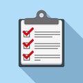 Check List Icon Royalty Free Stock Photo