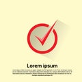 Check List Icon Tick Mark Button Royalty Free Stock Photo