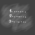 Check list vector icon. Hand drawn task list with check marks and check boxes . Royalty Free Stock Photo