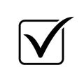 Check mark box icon, Tick symbol, Election vote