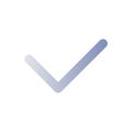 Check mark flat gradient color ui icon Royalty Free Stock Photo