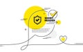 Check mark icon. Accepted or Approve sign. Vector