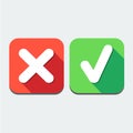 Check mark icon great for any use. Vector EPS10. Royalty Free Stock Photo