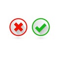 Check mark icon symbol design