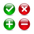 Check mark icons illustration