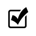 Check Mark Isolated Icon. Checklist button icon. Check mark, tick vector icon. Checkmark Icon Vector. Checklist check