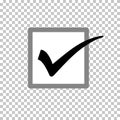 Check Mark or Tick in Box No. 1 Royalty Free Stock Photo