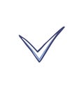 Check Mark and Tick Used in Voting Icon Vector