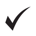 Check mark vector icon