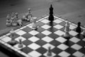 Check mate on black king Royalty Free Stock Photo