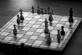 Check mate on black king Royalty Free Stock Photo