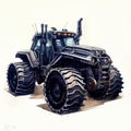 Evil Empire Tractor Concept Art