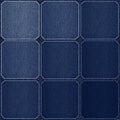 Check pattern leather blue background Royalty Free Stock Photo