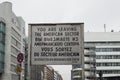 Check Point Charlie Royalty Free Stock Photo