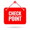 Check point vector sign