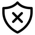 Check, protection Bold Vector Icon which can be easily edited or modified