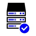 Check Storage Icon Royalty Free Stock Photo