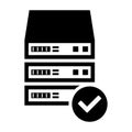 Check Storage Icon Royalty Free Stock Photo