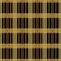 Check striped vector seamless pattern. Abstact geometric plaid b