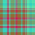 Check tartan textile. Pattern plaid background. Vector texture seamless fabric Royalty Free Stock Photo