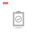 Check test icon vector design isolated 2