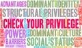 Check Your Privilege Word Cloud