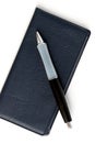 Checkbook and pen Royalty Free Stock Photo