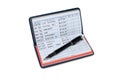 Checkbook Registry Royalty Free Stock Photo